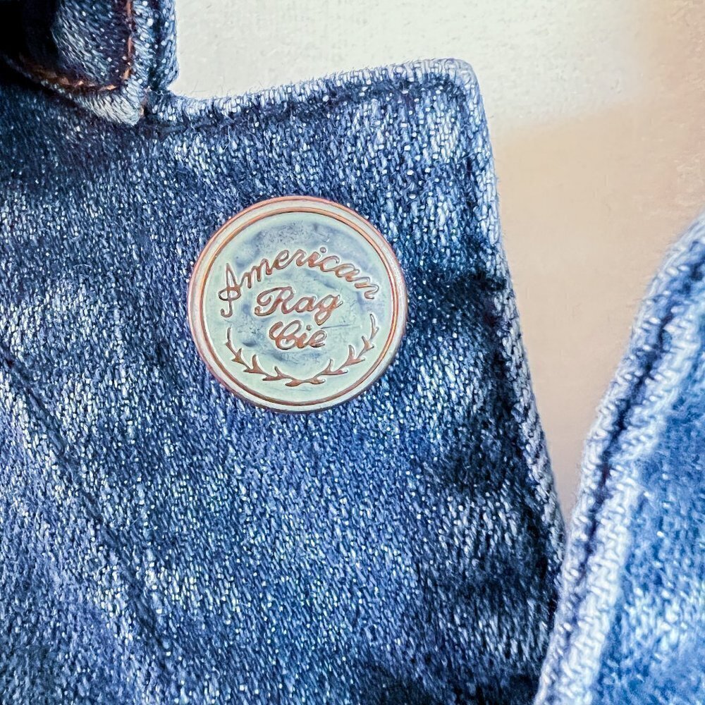 Women's American Rag Blue Denim Jacket | Button Up | Medium Wash | Size Medium - Picture 6 of 7